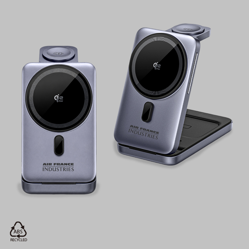 DRD-6339 3-In-1 Foldable 25W Wireless Charger